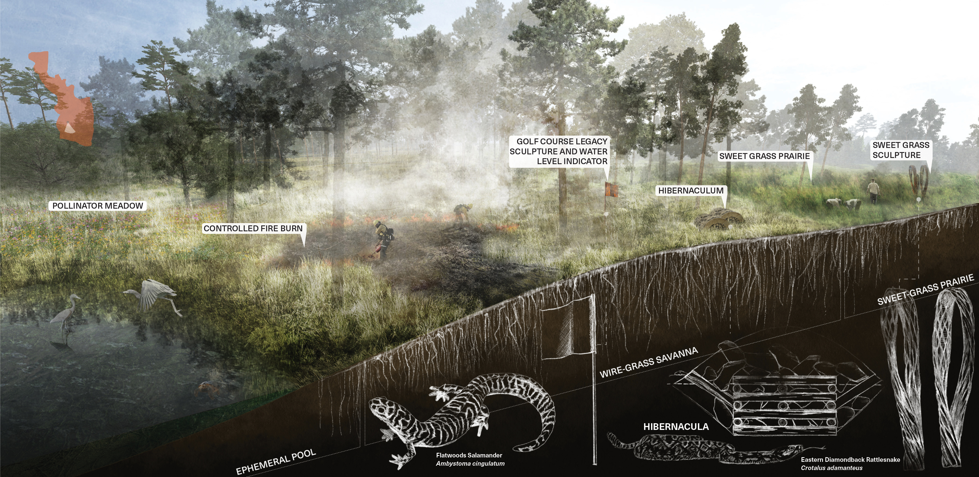 Ecological restoration plan.